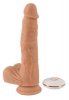 Realistyczne wibrujące dildo wibrator sterowany pilotem 